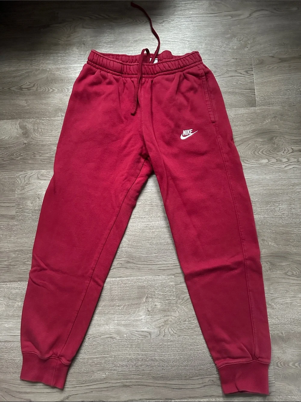 Mens Nike Red Jogger Sweatpants